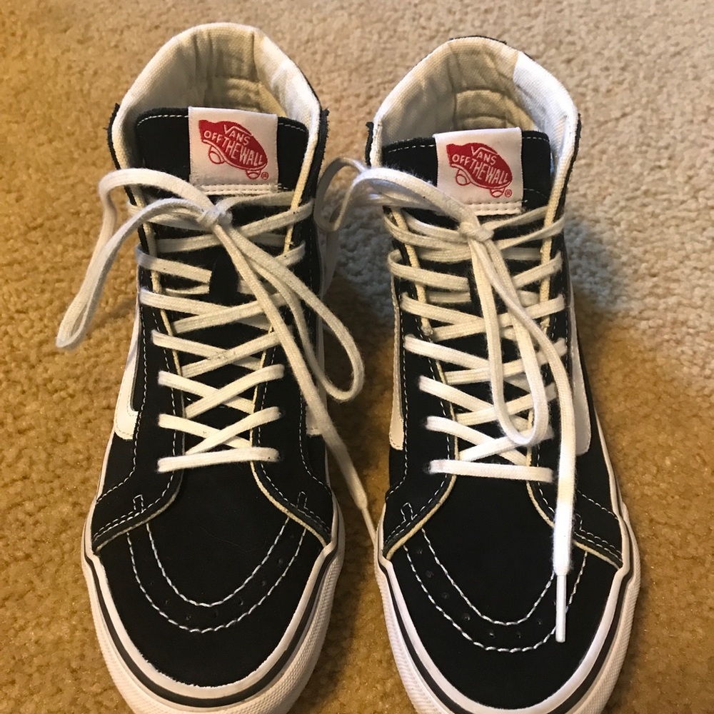 Black high top vans